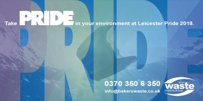 leicester pride 2018 bakers waste collaboration